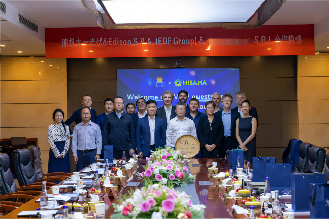 Edison S.p.A (EDF Group) Officially Visits Taoistic Solar